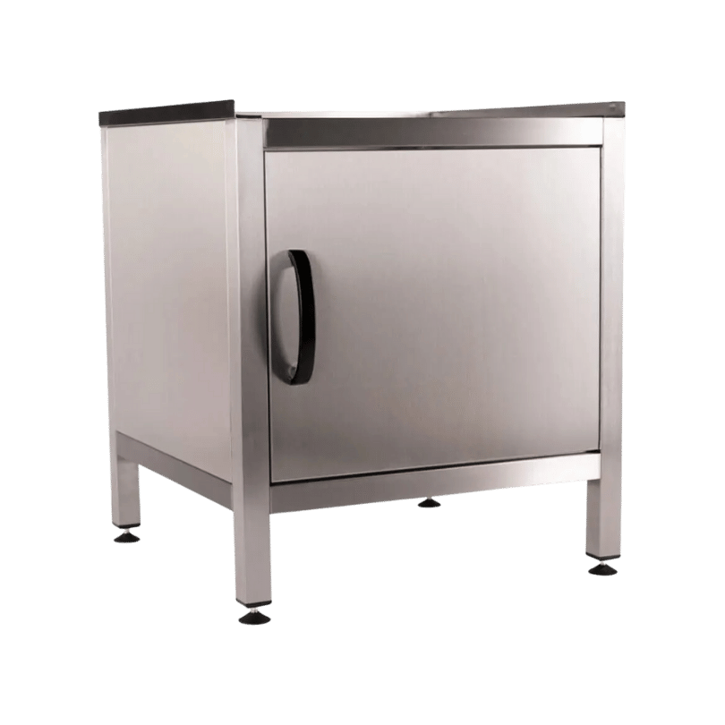 67cm support frame with closed cabinet and swing door for Wash9 or M18.