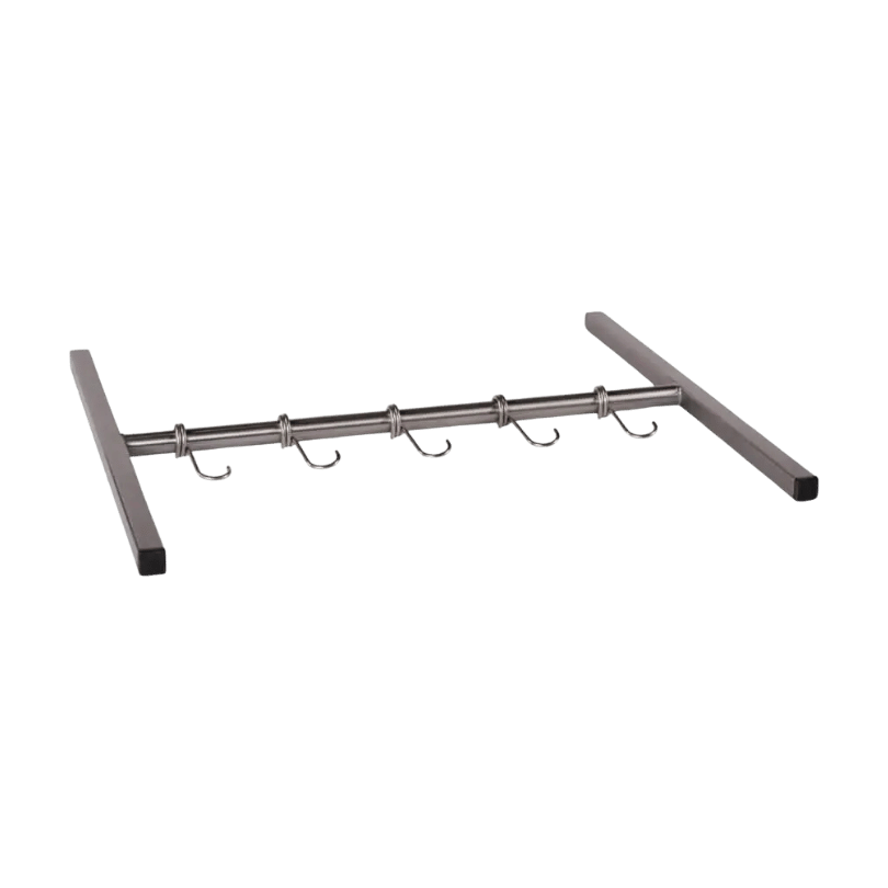 Stainless steel rack for drying SCBAs in the M45 and M45B cabinets.